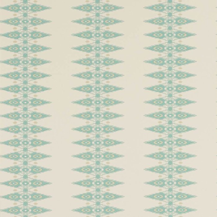 Priya Stripe Tapete von Jane Churchill in Aqua