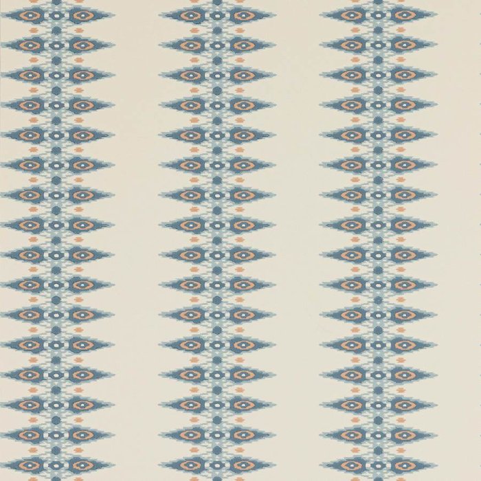 Priya Stripe Tapete von Jane Churchill in Blue