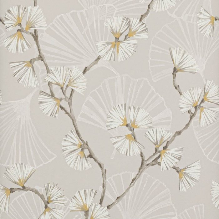Snow Flower Tapete von Jane Churchill in Natural