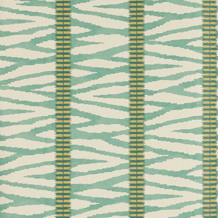 Wilder Tapete von Jane Churchill in Teal