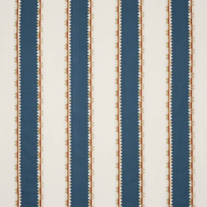 Jane Churchill Toro Stripe Streifenstoff in Navy