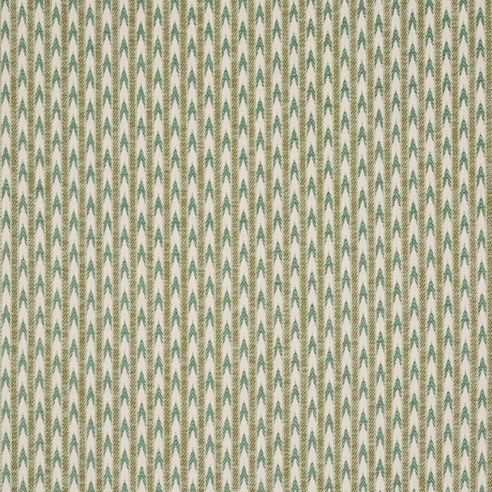 Jane Churchill Varro Webstoff in Green