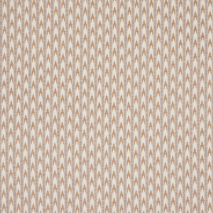 Jane Churchill Varro Webstoff in Grey/Beige