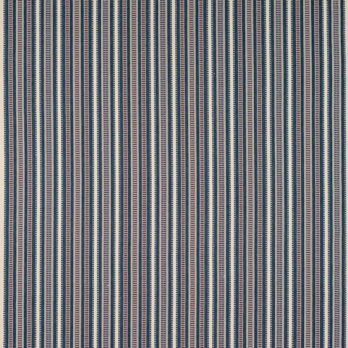 Yarra Stripe Indigo – Stoff von Jane Churchill