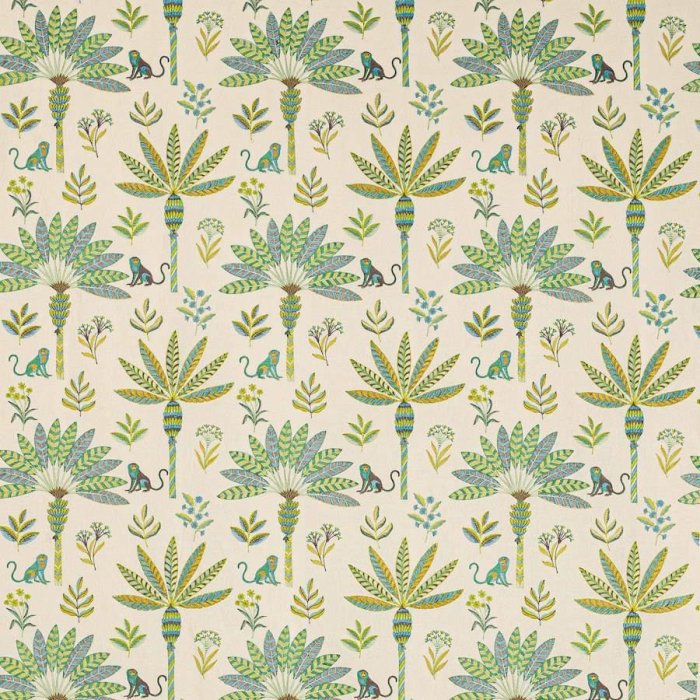 Zanzibar Green – Stoff von Jane Churchill