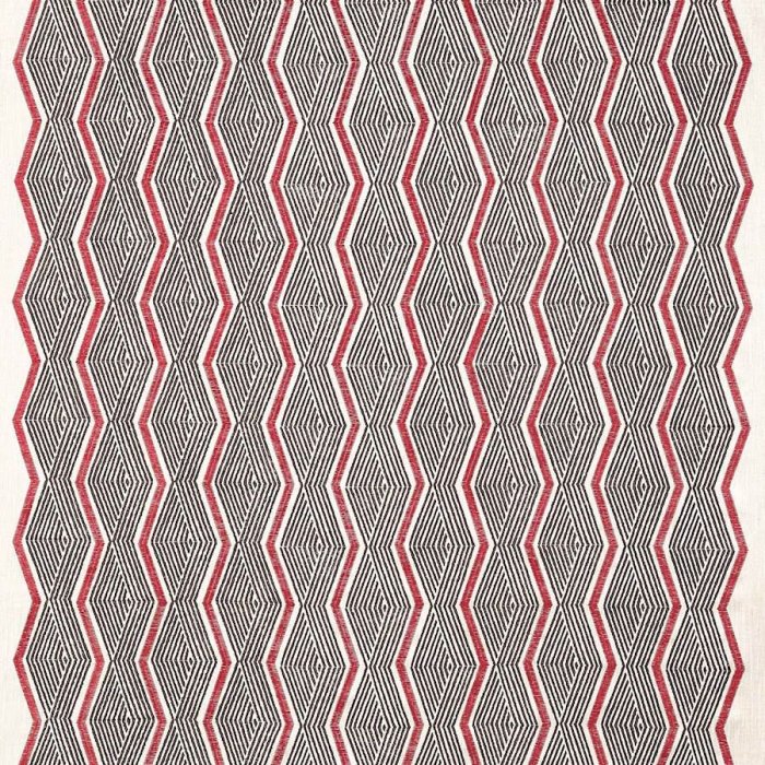 Zhiri Red/Neutral – Stoff von Jane Churchill