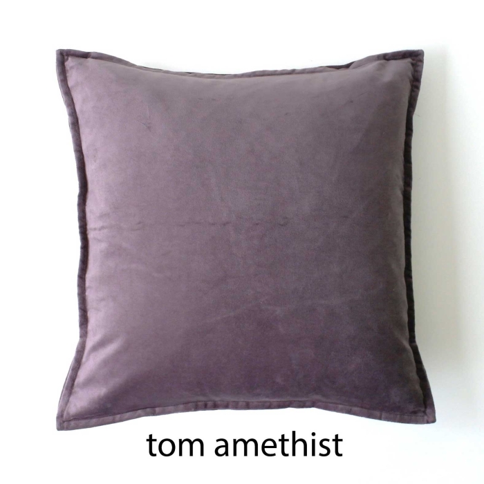 Tom Kissenhülle aus Baumwollsamt in warmen Tönen