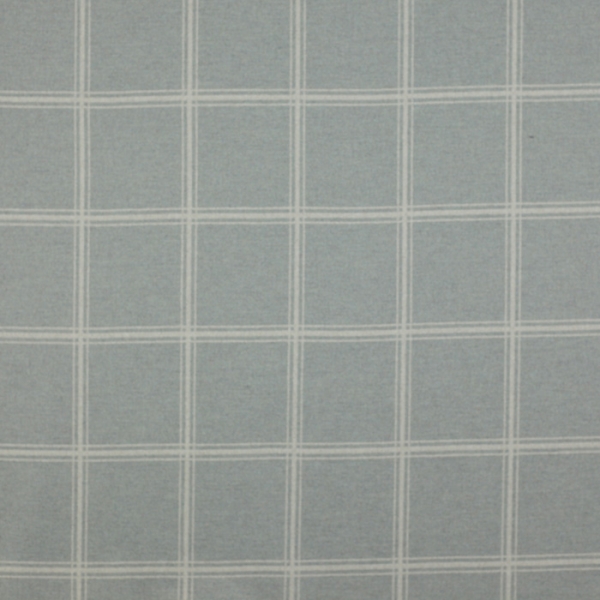 Lisle Wool Check Meterware von Colefax & Fowler, aqua