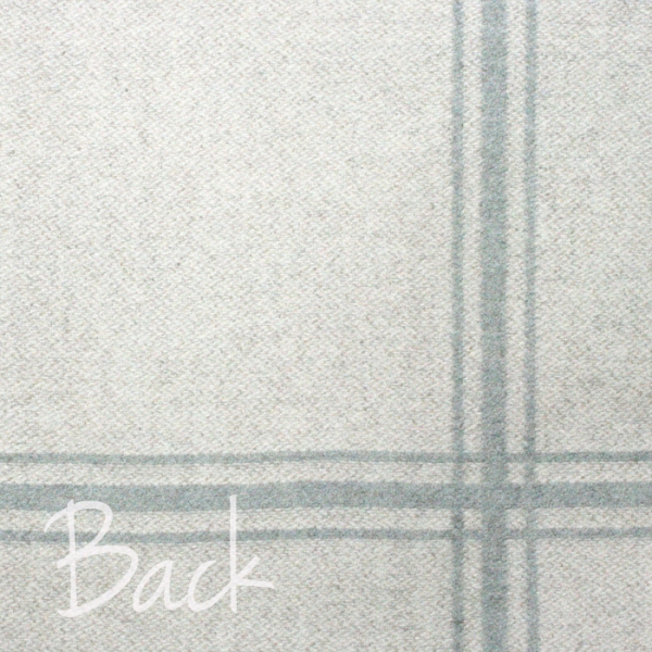 Lisle Wool Check Meterware von Colefax & Fowler, aqua