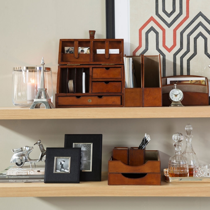 Manhattan Organizer aus Leder von Flamant - Kopie