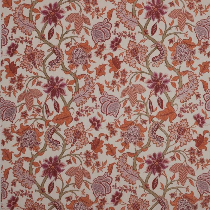 Manuel Canovas Bagatelle Leinenstoff in Corail