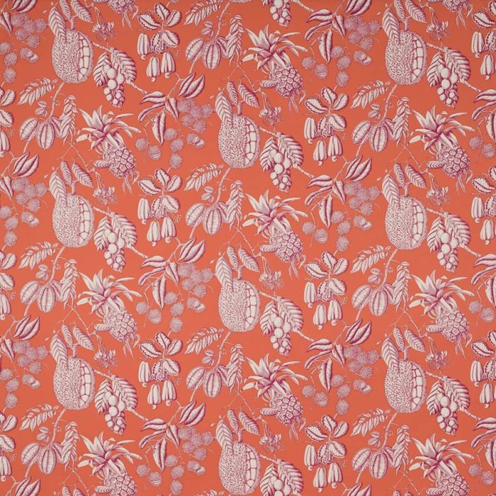 Manuel Canovas Balangan Baumwollstoff in Coquelicot