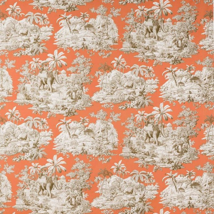Manuel Canovas Bengale Stoff in Corail