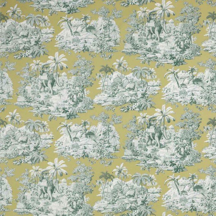Manuel Canovas Bengale Stoff in Emeraude