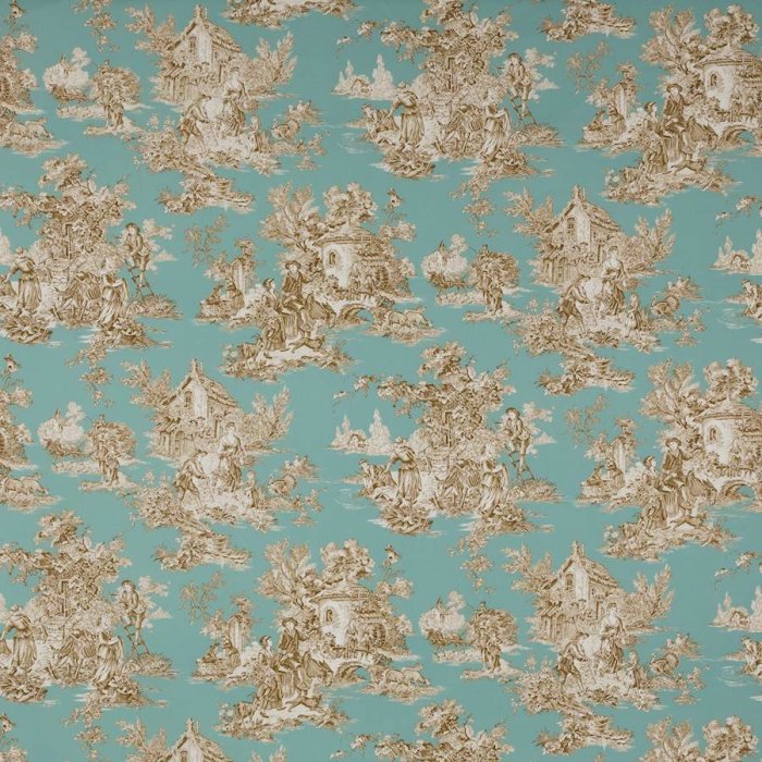 Manuel Canovas Campagne Stoff in Nattier