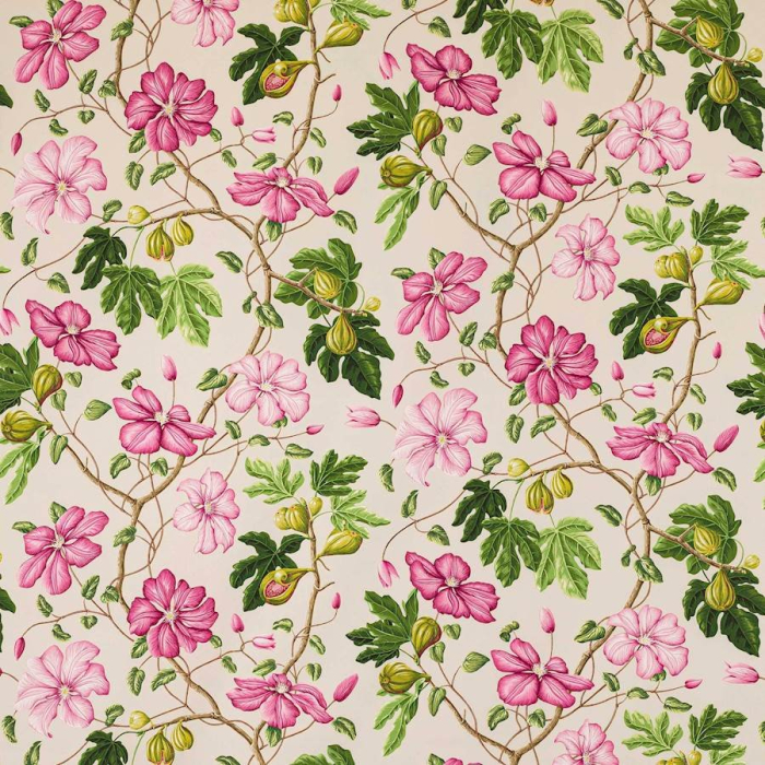 Manuel Canovas Castellane Stoff in Fuchsia/Dune