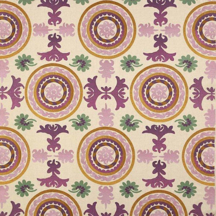 Manuel Canovas Castillon Leinenstoff in Amethyste