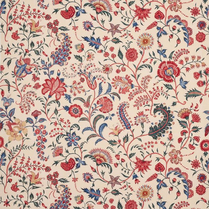 Manuel Canovas Celestine Stoff in Carmin