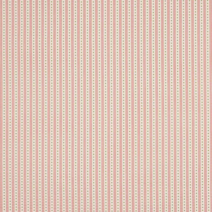 Manuel Canovas Domino Streifenstoff in Cerise