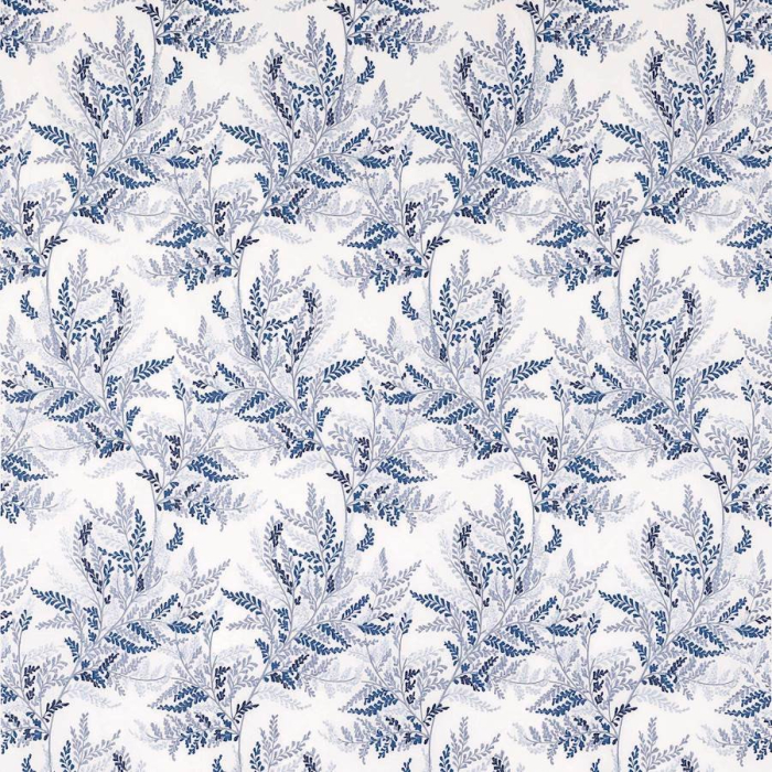 Manuel Canovas Faustine Stoff in Marine
