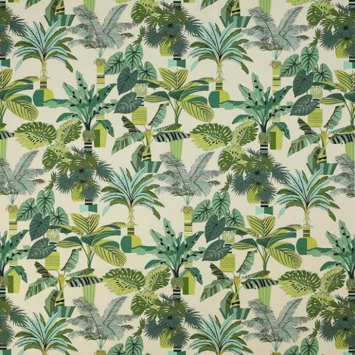 Manuel Canovas Florida Stoff in Lagon