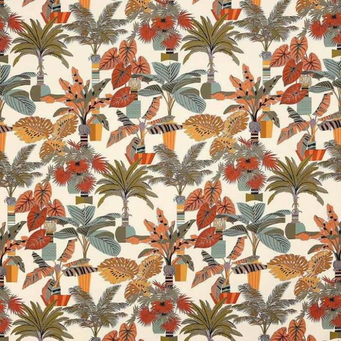 Manuel Canovas Florida Stoff in Tabac
