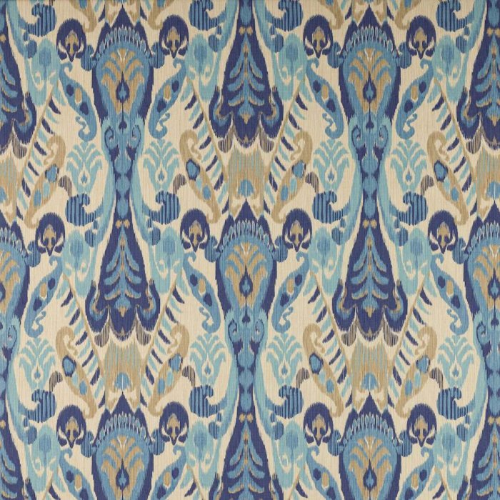 Manuel Canovas Hadi Stoff in Indigo