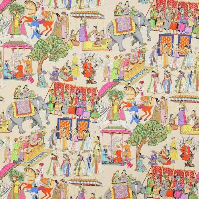 Manuel Canovas Kalinda Stoff in Rose Persan