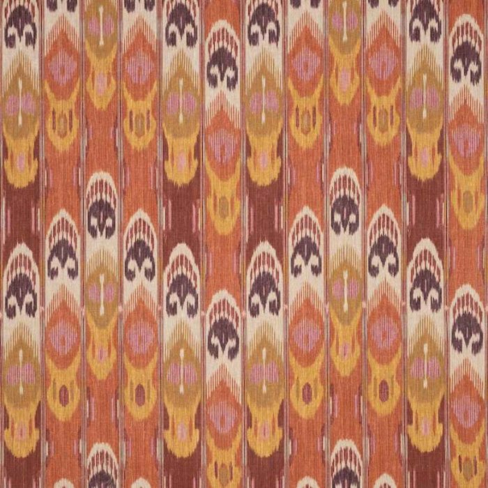 Manuel Canovas Kerala Leinenstoff in Paprika
