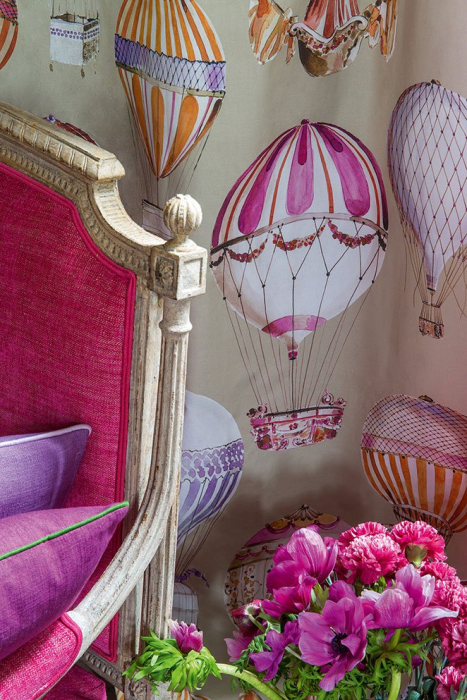 Detail von Manuel Canovas L'Envol mit Heißluftballons