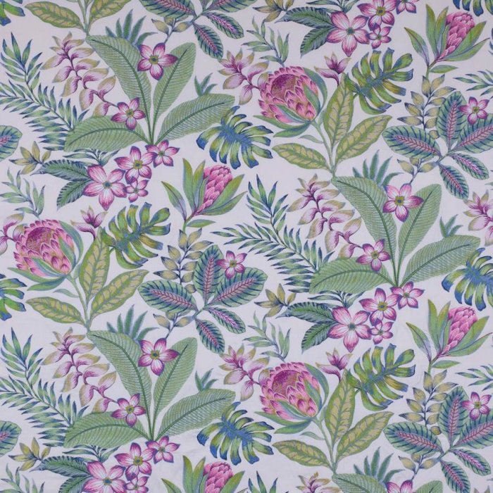 Manuel Canovas Laly Leinenstoff in Rose