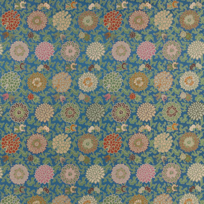 Manuel Canovas Liao Stoff in Saphir