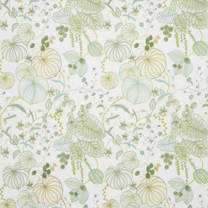 Manuel Canovas Mahina Leinenstoff in Celadon