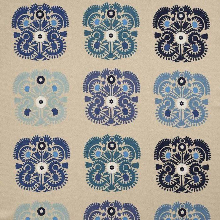 Manuel Canovas Mona Leinenstoff in Ciel