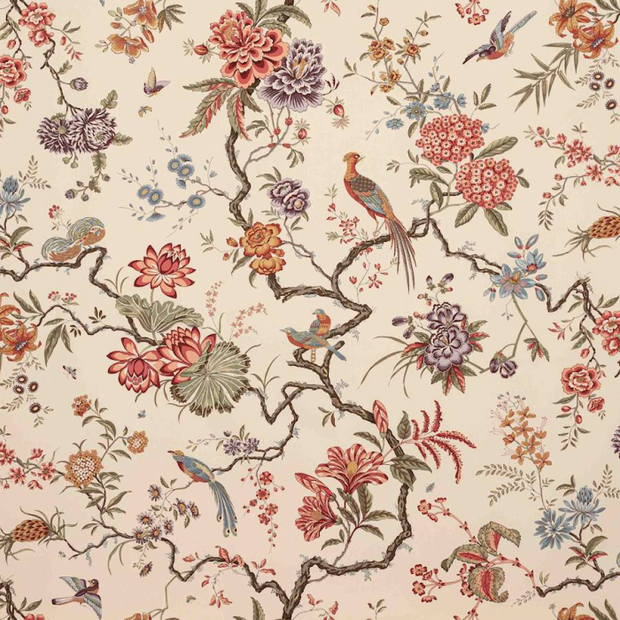 Manuel Canovas Pavillon de Bidaine Stoff in Corail