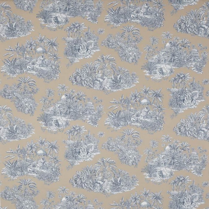 Manuel Canovas Pondichery Stoff in Taupe