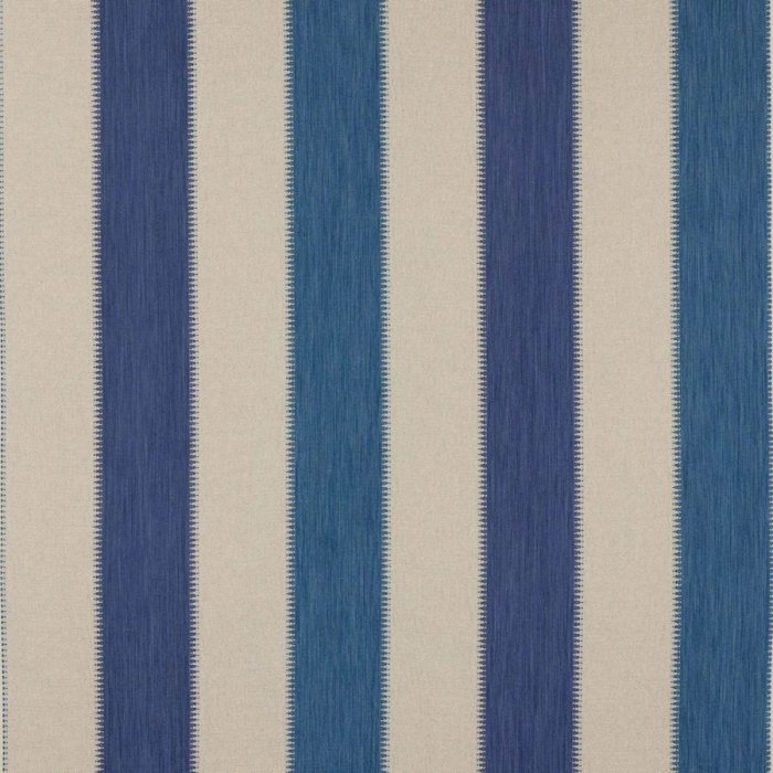 Manuel Canovas Rekha Streifenstoff in Indigo