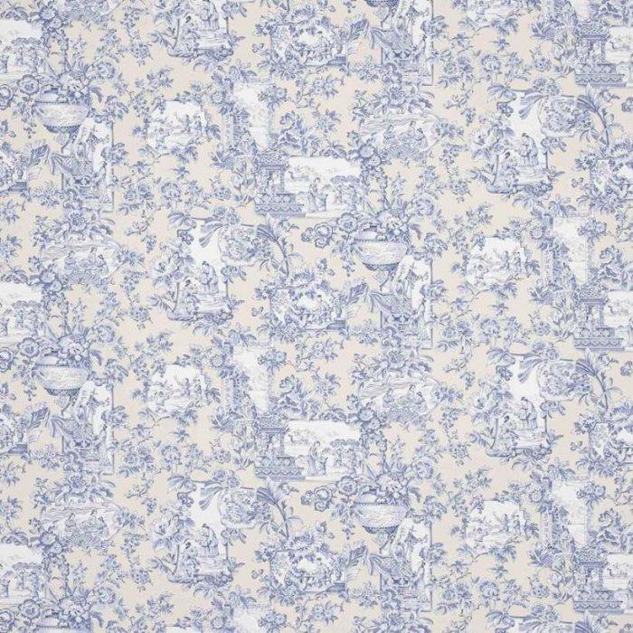 Manuel Canovas Sansha Stoff in Saphir