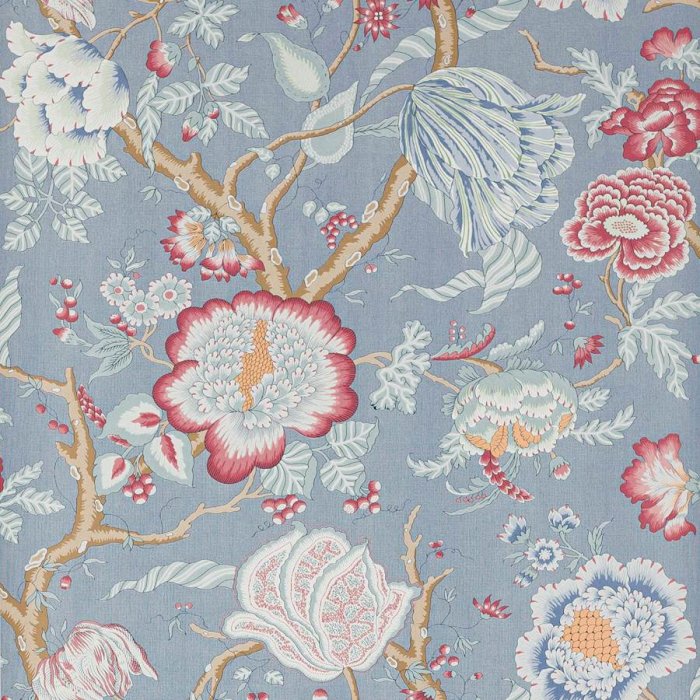 Brahmane Tapete von Manuel Canovas in Celeste