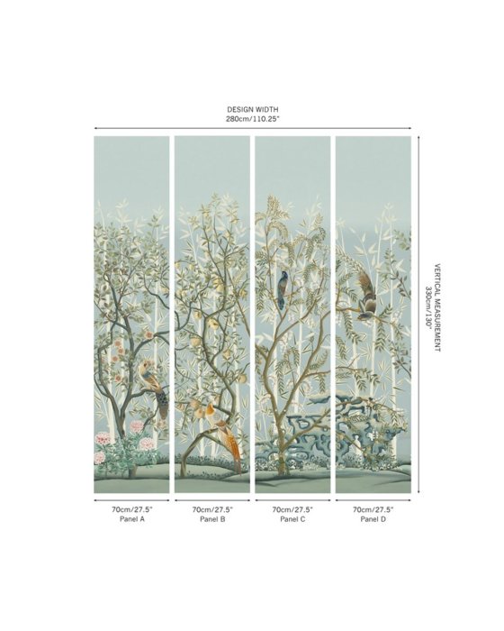 La Voliere Tapete von Manuel Canovas – Ambiente