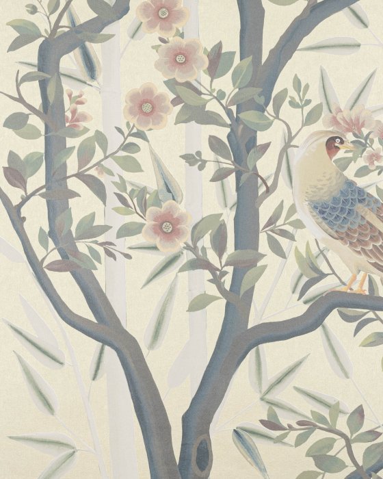 La Voliere Vieil Or – Tapete von Manuel Canovas
