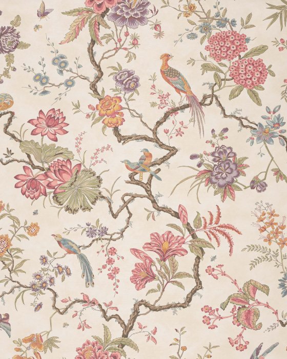 Pavillon de Bidaine Bois de Rose – Tapete von Manuel Canovas