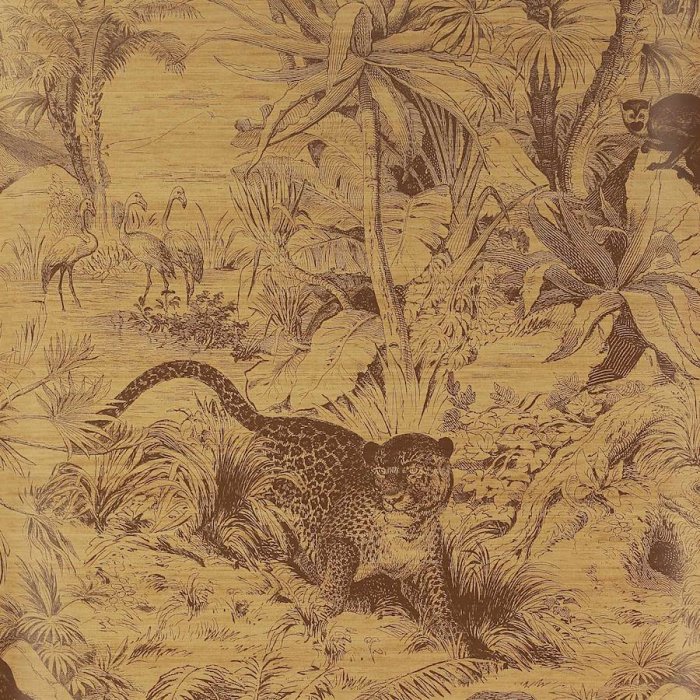Salvator Tapete von Manuel Canovas in Cuir
