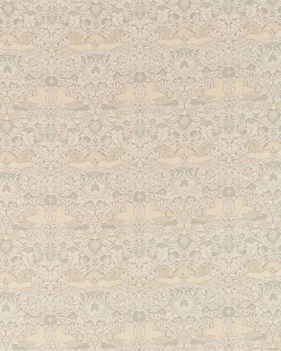 Bird Weave Mineral – Stoff von Morris & Co.