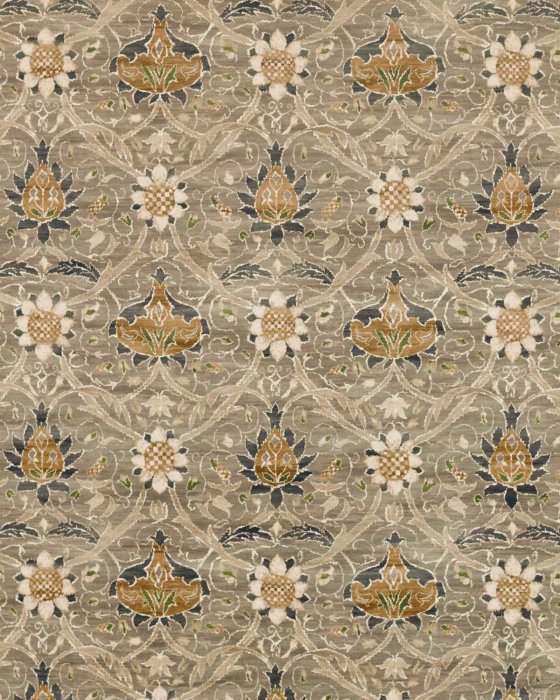 Montreal Velvet Grey/Charcoal – Stoff von Morris & Co.