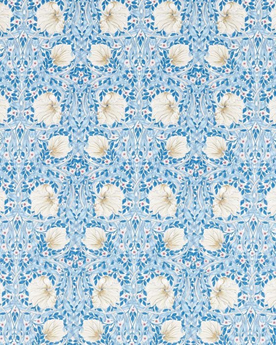 Pimpernel Woad – Stoff von Morris & Co.