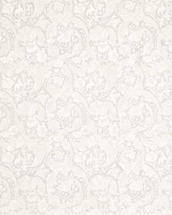 Pure Bachelors Button Embroidery Grey Blue – Stoff von Morris & Co.