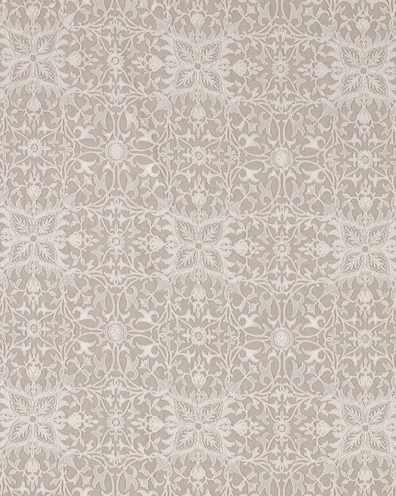 Pure Net Ceiling Embroidery Flax – Stoff von Morris & Co.