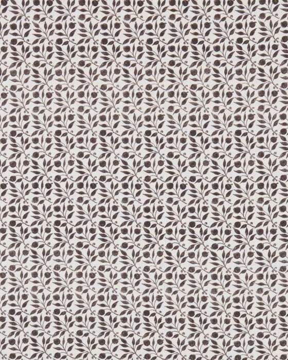 Rosehip Black/Ecru – Stoff von Morris & Co.