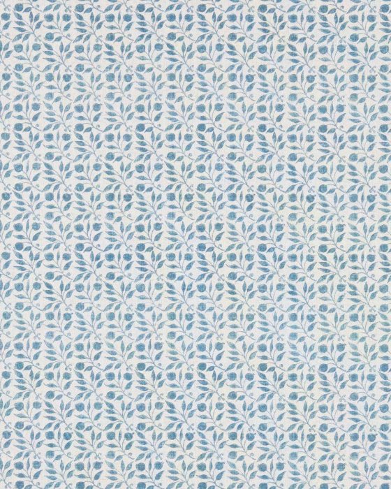 Rosehip Mineral Blue – Stoff von Morris & Co.